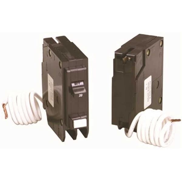 Eaton BR 20 Amp Single Pole Self Test Ground Fault Circuit Breaker